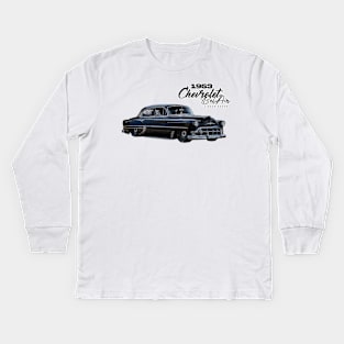 1953 Chevrolet Bel Air 2 Door Sedan Kids Long Sleeve T-Shirt